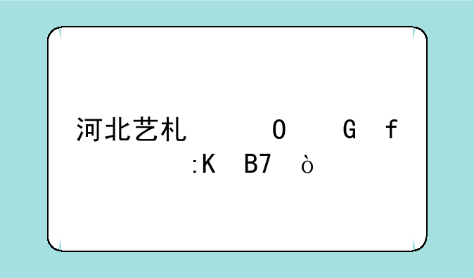 河北艺术专科院校排名？